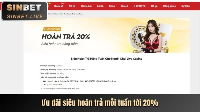 Khuyến mãi thưởng đăng ký thành viên mới